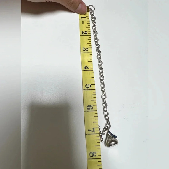 HERSHEY'S KISSES Bracelet Italian 925 Sterling Silver - Picture 7 of 8